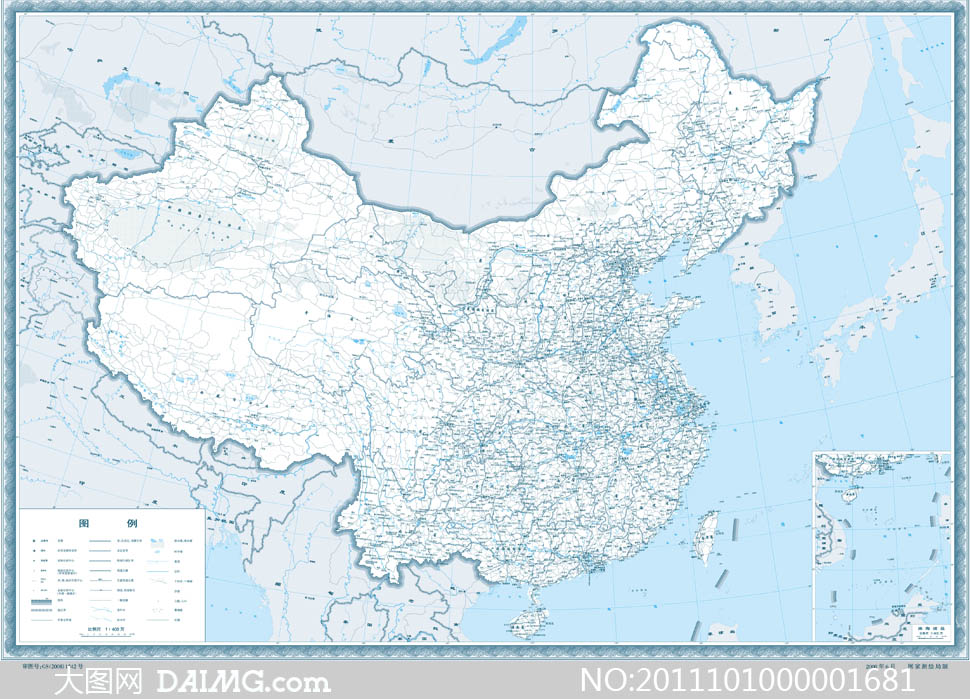 中国疆域地图矢量素材 - 大图网设计素材下载