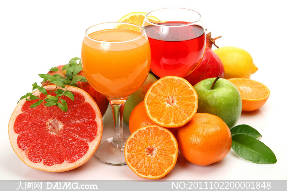 果汁与水果高清图片素材-+大图网设计素材下载
