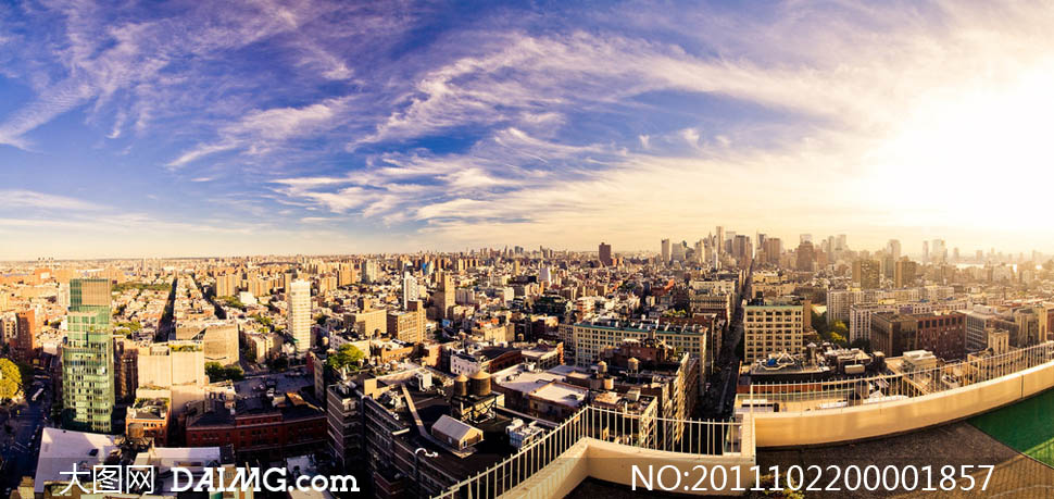 纽约城市全景摄影图片