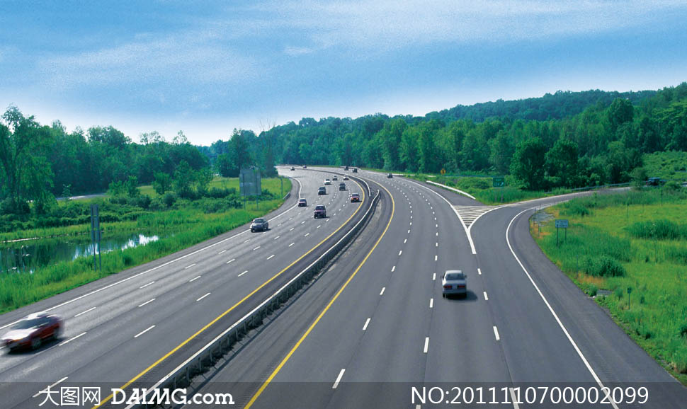 高速公路鸟瞰图摄影图片 - 大图网设计素材下载