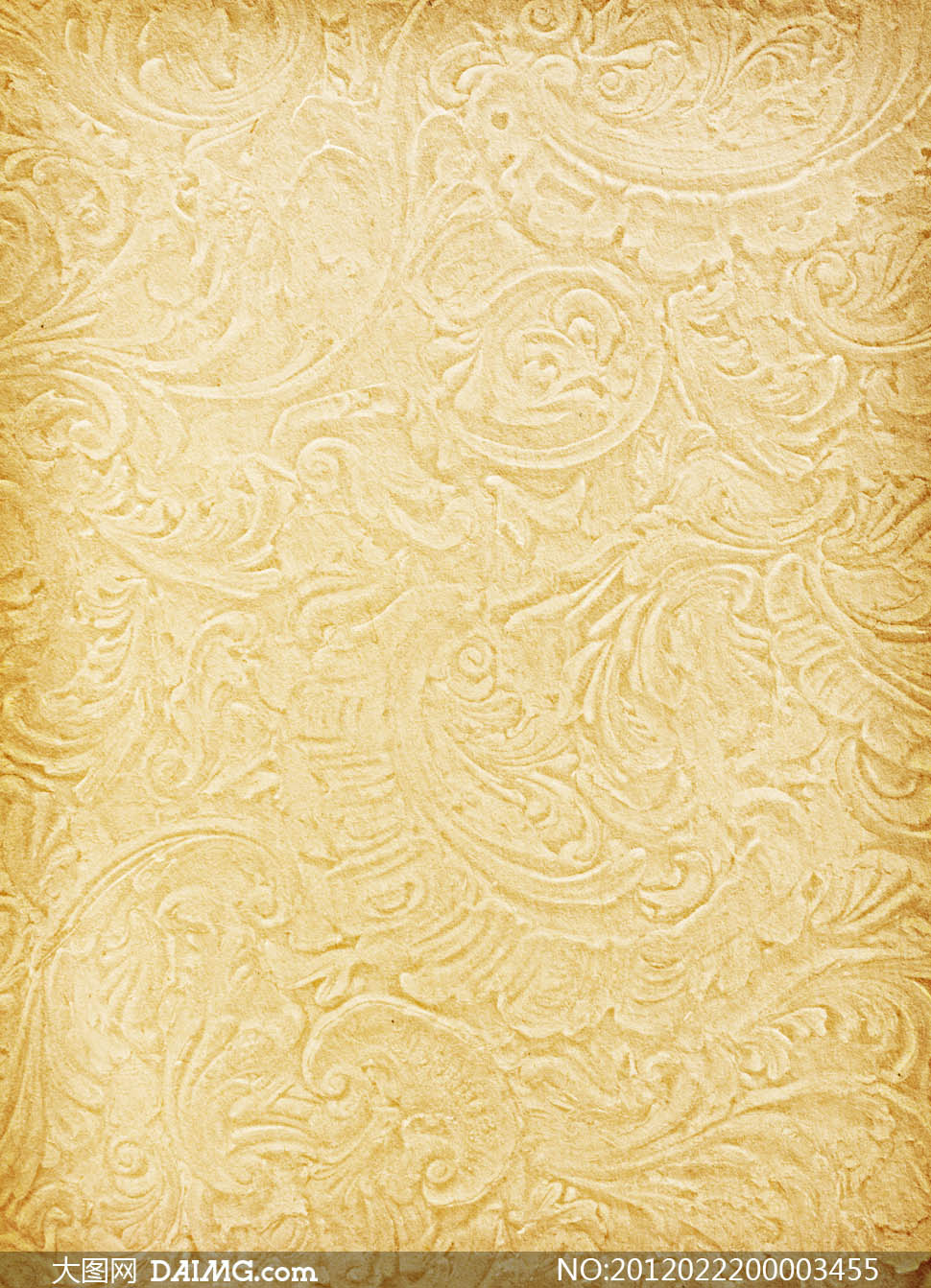 金色复古花纹背景图片素材
