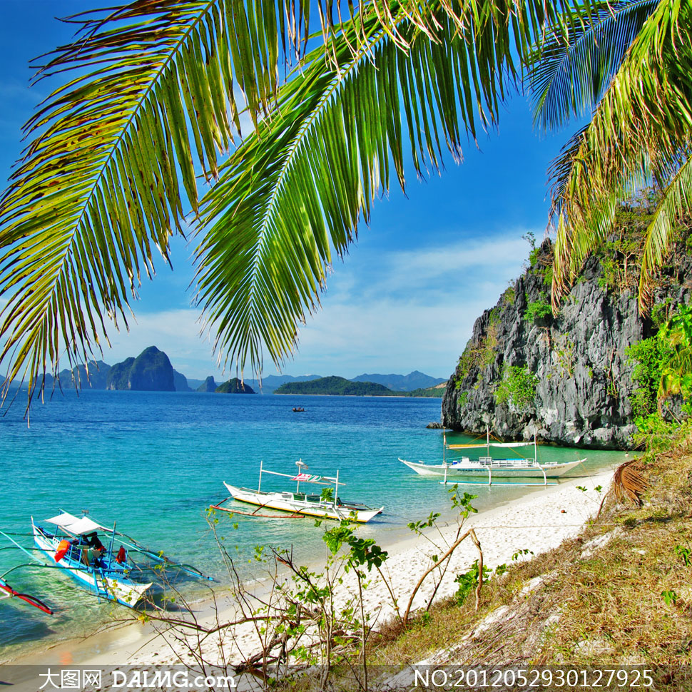 菲律宾巴拉望岛风景摄影高清图片
