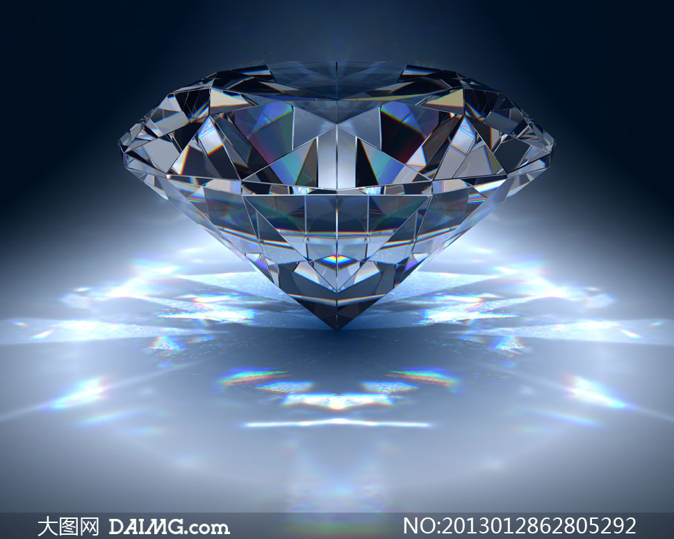 璀璨夺目的一颗大钻石摄影高清图片 - 大图网设