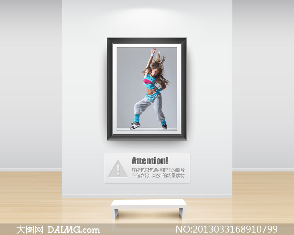 活力无限的动感跳舞者摄影高清图片