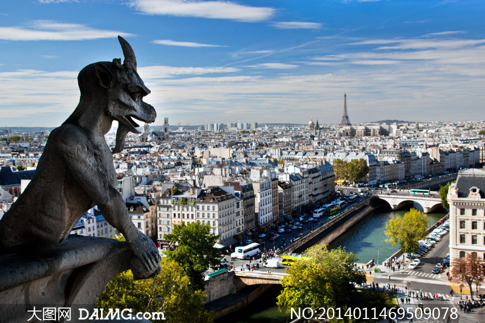 法国巴黎城市建筑鸟瞰摄影高清图片 - 大图网设