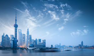 上海外滩建筑风光夜景摄影高清图片