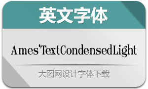 Ames'TextCondensedLight()