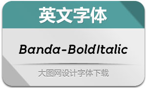 Banda-BoldItalic(Ӣ)