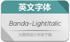 Banda-LightItalic(Ӣ)