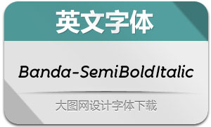 Banda-SemiBoldItalic(Ӣ)