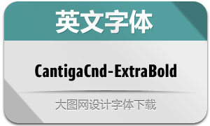 CantigaCnd-ExtraBold(Ӣ)