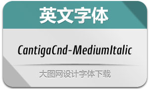 CantigaCnd-MediumItalic()