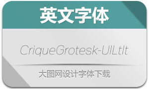 CriqueGrotesk-UlLtIt(Ӣ)