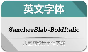 SanchezSlab-BoldItalic(Ӣ)