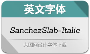 SanchezSlab-Italic(Ӣ)