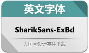 SharikSans-ExtraBold(Ӣ)