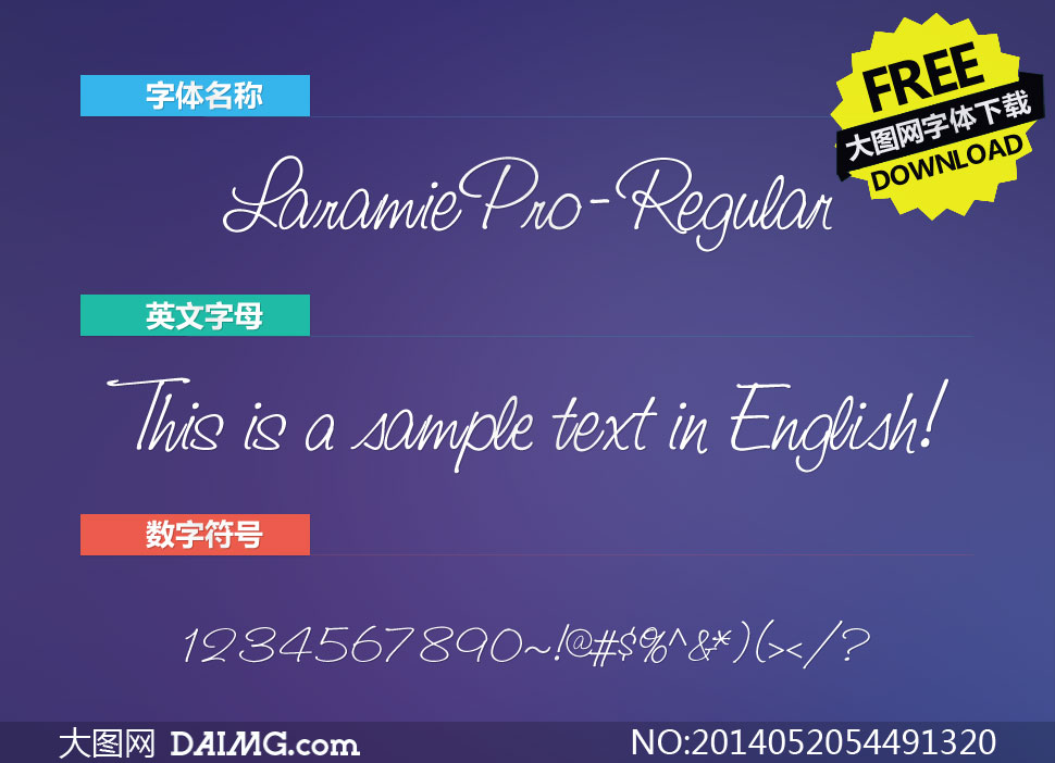 LaramiePro-Regular(Ӣ)