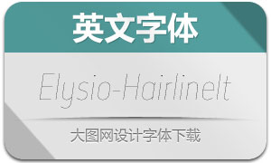 Elysio-HairlineItalic(Ӣ)