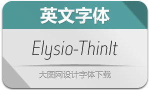 Elysio-ThinItalic(Ӣ)