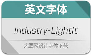 Industry-LightItalic(Ӣ)