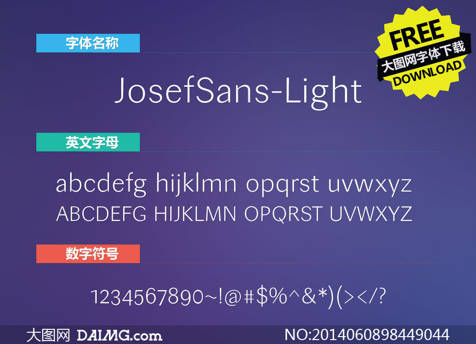 JosefSans-Light(Ӣ)