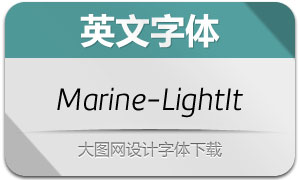 Marine-LightItalic(Ӣ)