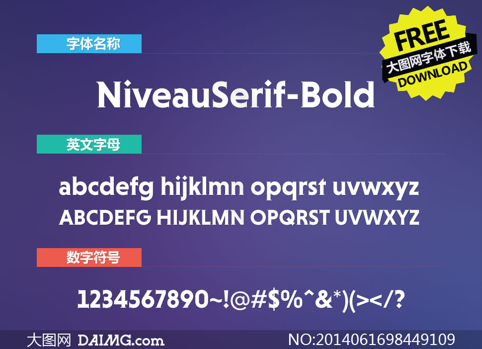 NiveauSerif-Bold(Ӣ)