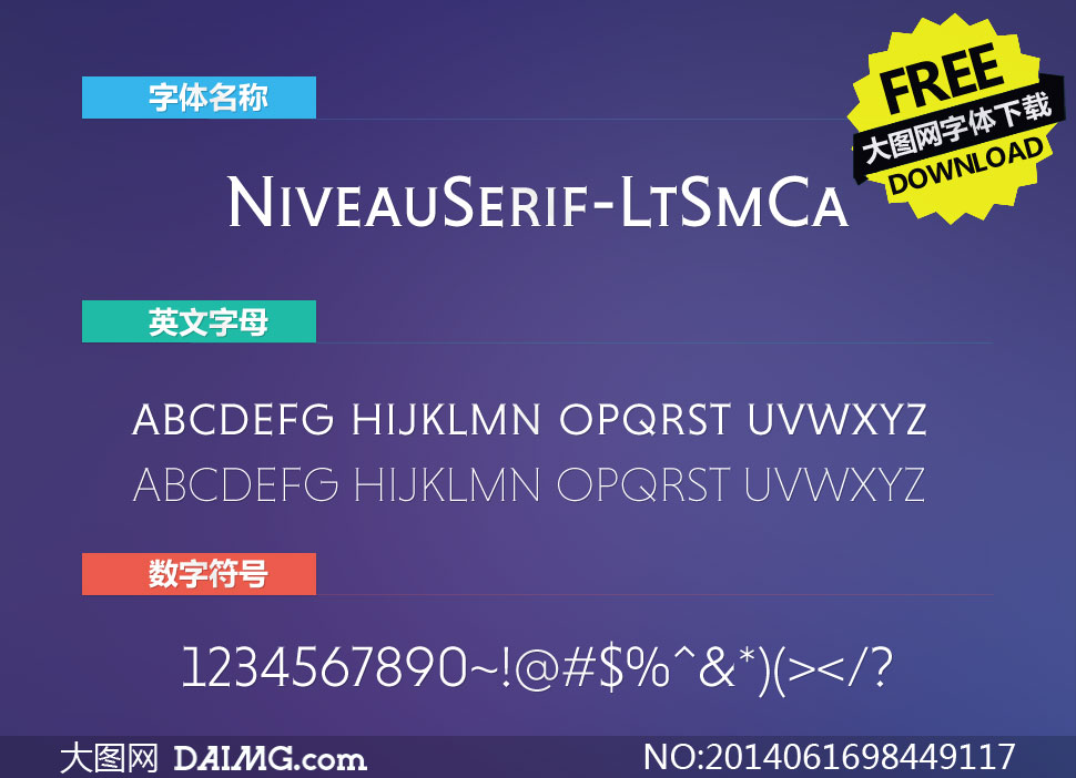 NiveauSerif-LtSmCa(Ӣ)