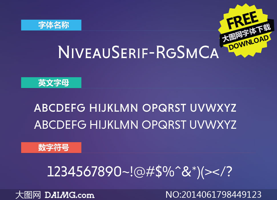 NiveauSerif-RgSmCa(Ӣ)
