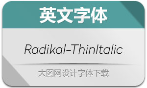 Radikal-ThinItalic(Ӣ)