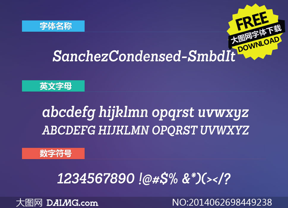 SanchezCondensed-SmbdIt()