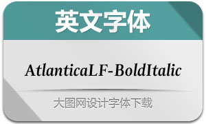 AtlanticaLF-BoldItalic(Ӣ)