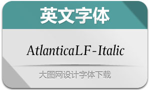 AtlanticaLF-Italic(Ӣ)