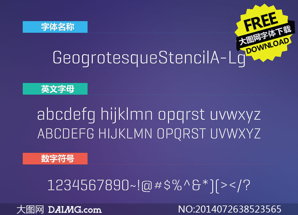 GeogrotesqueStencilA-Lg()