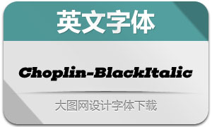 Choplin-BlackItalic(Ӣ)