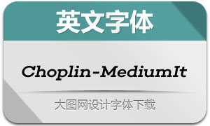 Choplin-MediumItalic( Ӣ)