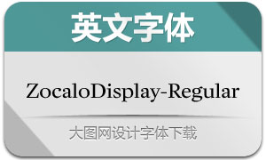 ZocaloDisplay-Regular(Ӣ)