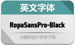 RopaSansPro-Black(Ӣ)