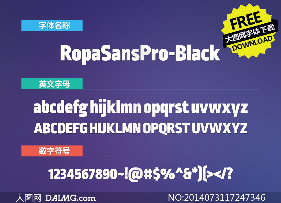 RopaSansPro-Black(Ӣ)