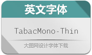 TabacMono-Thin(Ӣ)