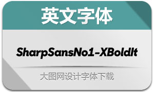 SharpSansNo1-XBoldIt()