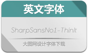 SharpSansNo1-ThinIt(Ӣ)