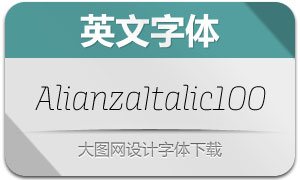 AlianzaItalic100(Ӣ)