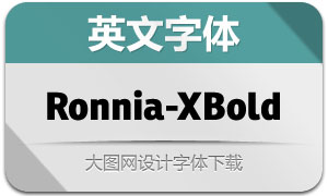 Ronnia-ExtraBold(Ӣ)
