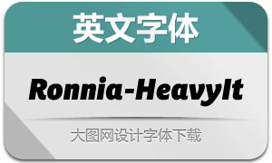 Ronnia-HeavyItalic(Ӣ)