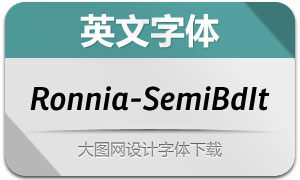 Ronnia-SemiBoldIt(Ӣ)