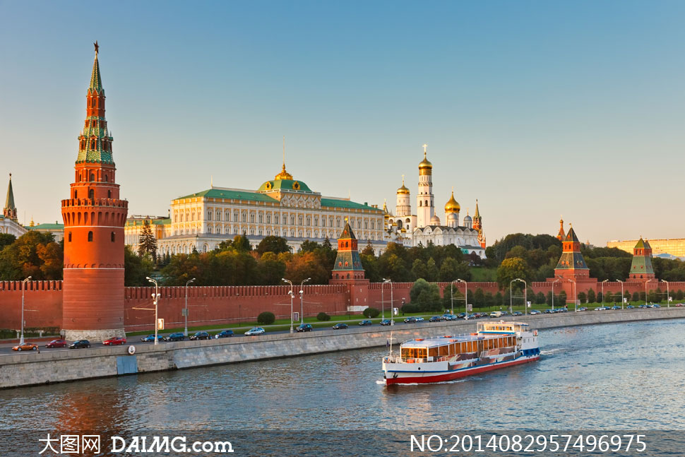 俄罗斯克里姆林宫建筑摄影高清图片 - 大图网设