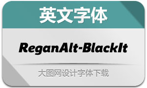 ReganAlt-BlackItalic(Ӣ)