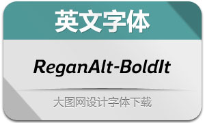 ReganAlt-BoldItalic(Ӣ)