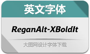 ReganAlt-XBoldItalic(Ӣ)